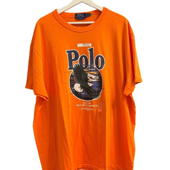 Polo Ralph Lauren Eagle Jersey Knit Classic Fit Crew-Neck T-Shirt Retail $75 - Picture 1 of 4